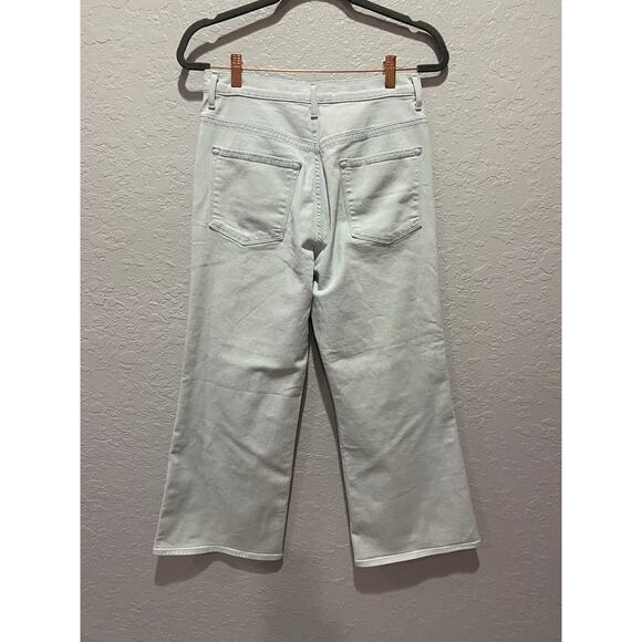 J Brand Women's Joan Crop Wide Leg Jeans Light Blue Size 29 - Picture 6 of 9